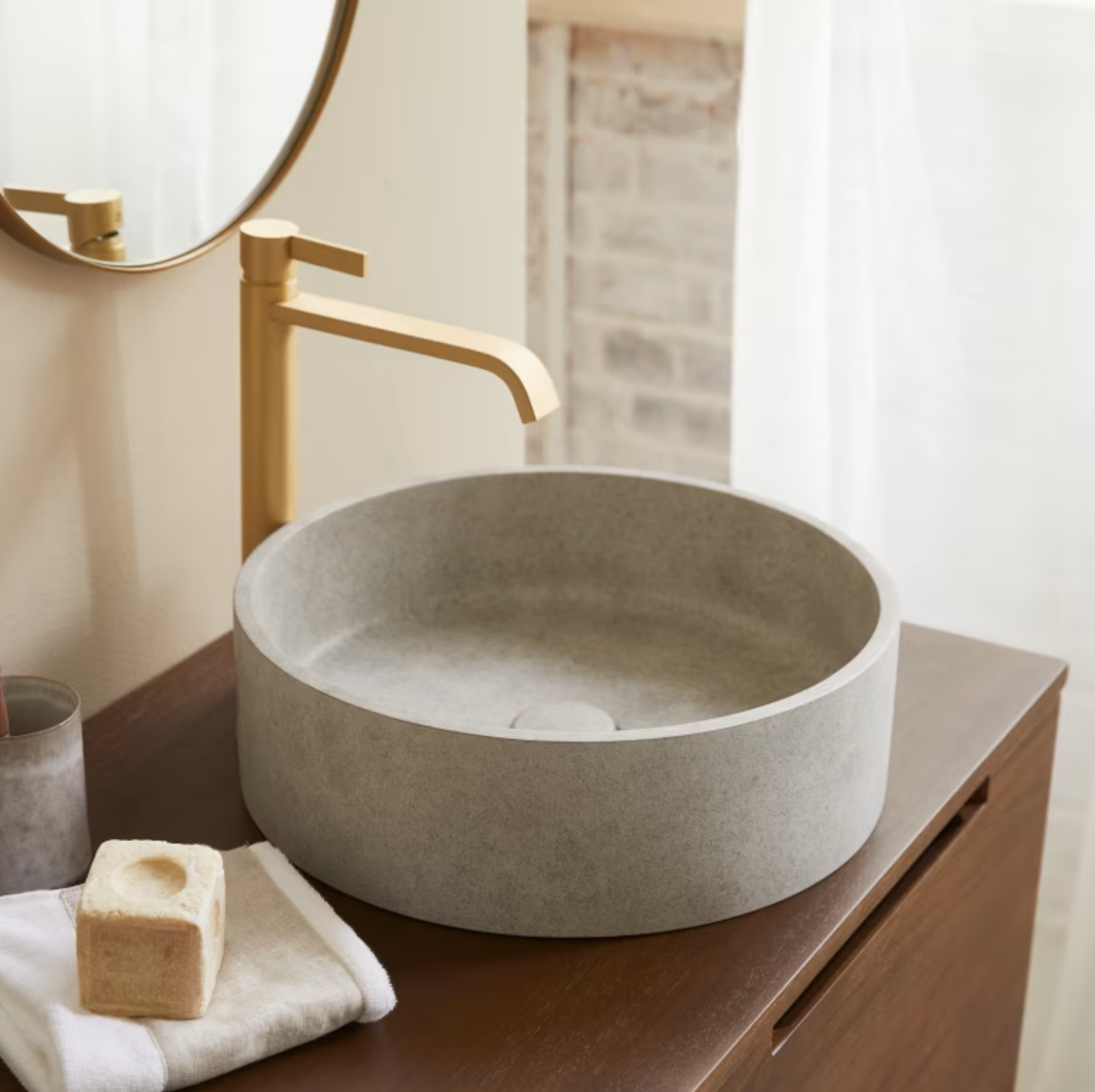 Gina Vasque ronde béton grey