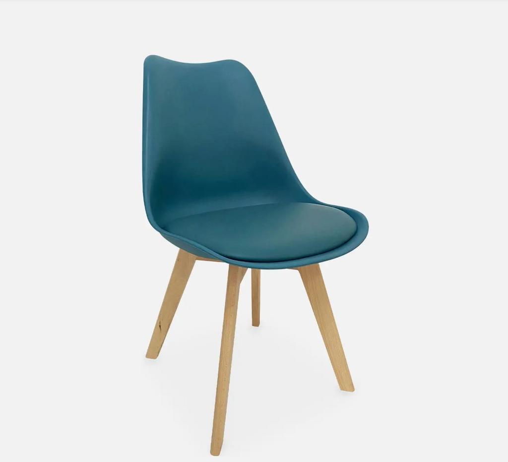 Chaise scandinave bois de hêtre (lot de 4)
